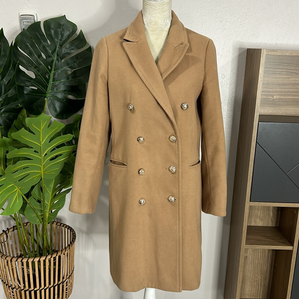 Topshop Long Pea Coat